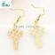 Dangle cross earrings