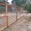 Galvanized livestock feedlot cattle panel fence
