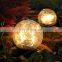 Solar LED Simulated Cracked Ground Plug Light Waterproof Outdoor Garden Lights