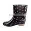 splashy cheap fashion kids rain boots