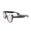 round frame flat top mirror eyewear sunglasses