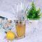 Unique Creativity Branded Christmas Party Valentines Day Reusable Crystal Eco Glass Straws
