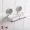 Premium soap holder wall mounted no drill taizhou factory soap holder plastic bathroom accessories soap holder drain
