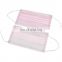 Factory Selling Pink 3 Ply Disposable Earloop Promotional Mask Non-woven