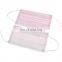 Factory Low Cost Anti Spray Pink Disposable Non-woven Protective Medical Face Masks