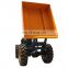 Self loader mini dumper 1Ton ZY100 4WD  High Quality  New Diesel Mini Site Track Dumper simple to operate