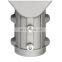 Modern LED Street Light Simple Garden Wall Lamp White Color 100W 200W 120W IP66 Outdoor Street Lights For Courtyard