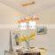 2022 New Nordic Restaurant Chandelier Modern Minimalist Long Bar Bird Creative Personality Dining Pendant Lights