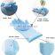 Free Food Grade Silicone Rubber Heat Resistant Brush Magic Scrubber Glove Household Washing Cleaning Dishwashing Gloves