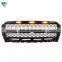 Off-road 4X4 Accessories Paint ABS Grilles Matte Black Front Grill With LED For F150 2021 Raptor Style