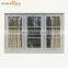Double Glazed Tempered Glass Windows French Aluminum Frame Casement Window For Home Villa