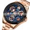 New Arrival Skmei 1678 Luxury Gold Automatic Watch Men Wristwatch Wholesale Price