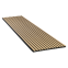 Soundproofing Materials Laminated PET Felt and Wood Veneer MDF Wood Slat Acoustic Panel for Wall and Ceiling