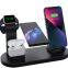 Cheap Multifunction Charging15W Fast Slim 4 In 1 Wireless Charger Pad For Apple Device