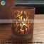 Laser engraving glass cup candle jar 2016 new