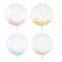 17 Inch Rainbow Magic Confetti Balloons Foil Party Balloons With Bright Paper Confetti for Party Wedding Decoration
