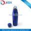 blue stainless steel sport shaker bottle