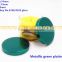 Metallic color plating candle lid