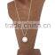 Wooden jewelry bust mannequin, Jewelry display props for sale A-8