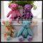 mini plush toys small size plush bear keychain