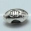 Lead Free Nickle Free Zinc Alloy Pdora Eyes Shape Jewelry Hole Beads for Bracelets and Necklaces