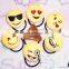 emoji elastic tie hair/emoji Endearing hair bands elastic ribbon for hair ties
