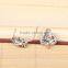 925 Sterling Silver 2.5CT Genuine Mix Gems Clip Earring 2015 Newest Style colorful Earring