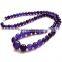 Beautiful Natural Violet Jade Necklace