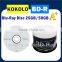 Taiwan wholesale A+ KOKOLO blu ray disc 25GB 50GB printable