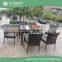 All Weather Chinese wholesale cheap rattan patio outdoor furniture hotel restaurant dining set