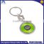 Flexiable custom shaped metal keychain with your own logo,promotional souvenir metal keychain