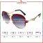 Laura Fairy China New Brand Lady Sexy Wave Shaped Temple Red Plastic Metal Sunglasses                        
                                                Quality Choice