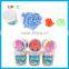 Small Plastic box pack colorful kids play sand 120g with 2 moulds each for retail