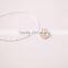 Sterling silver gold tiny daisy pendant fashion drop necklace jewlry for girls gift