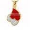 Truthkobo Wholesale Two Heart Rhinestone Stainless Steel Jewelry Cremation Urns Pendant Jewelry