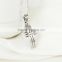 DAIHE stainless steel christian cross boho necklace