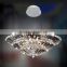 fancy art glass bowl modern crystal pendant light