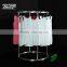 ZJF Hot sale portable metal display dress rack