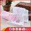 Plain Dyed Embroidered Knitted 2pcs Coral Fleece Baby Blanket