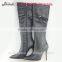 OEM wholesale customized top quality Genuine leather super thigh high latex women boots