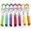 New products 2016 Folding rainbow mini wired monopod selfie stick Promotional gifts selfie stick with cable