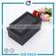 Guangzhou cicipack wholesale black paper carton with clear widow magnetic gift box promotion