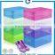 Custom Made Practical Plastic Clear Storage Shoe Box drop front shoe box