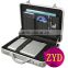 Silver Aluminum Business Traveling Laptop Attache Suitcase Aluminum Tools Briefcase With Combination Lock ZYD-SM111906