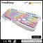 Rainbow key multimedia usb standard wired keyboard