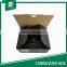 Matt black paper corrugated box for mailing