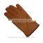 Brown Pigskin Waterproof Anti-oil Cut Working Gloves