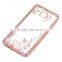 Luxury rhinestone frame back cover For samsung galaxy A510