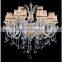 Top Fashionable & Best-selling Clear Chandelier for Wedding Room MD8340