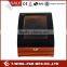 Handmade, wood and velvet material, automatic winding box&case, watch display 2+3 watches